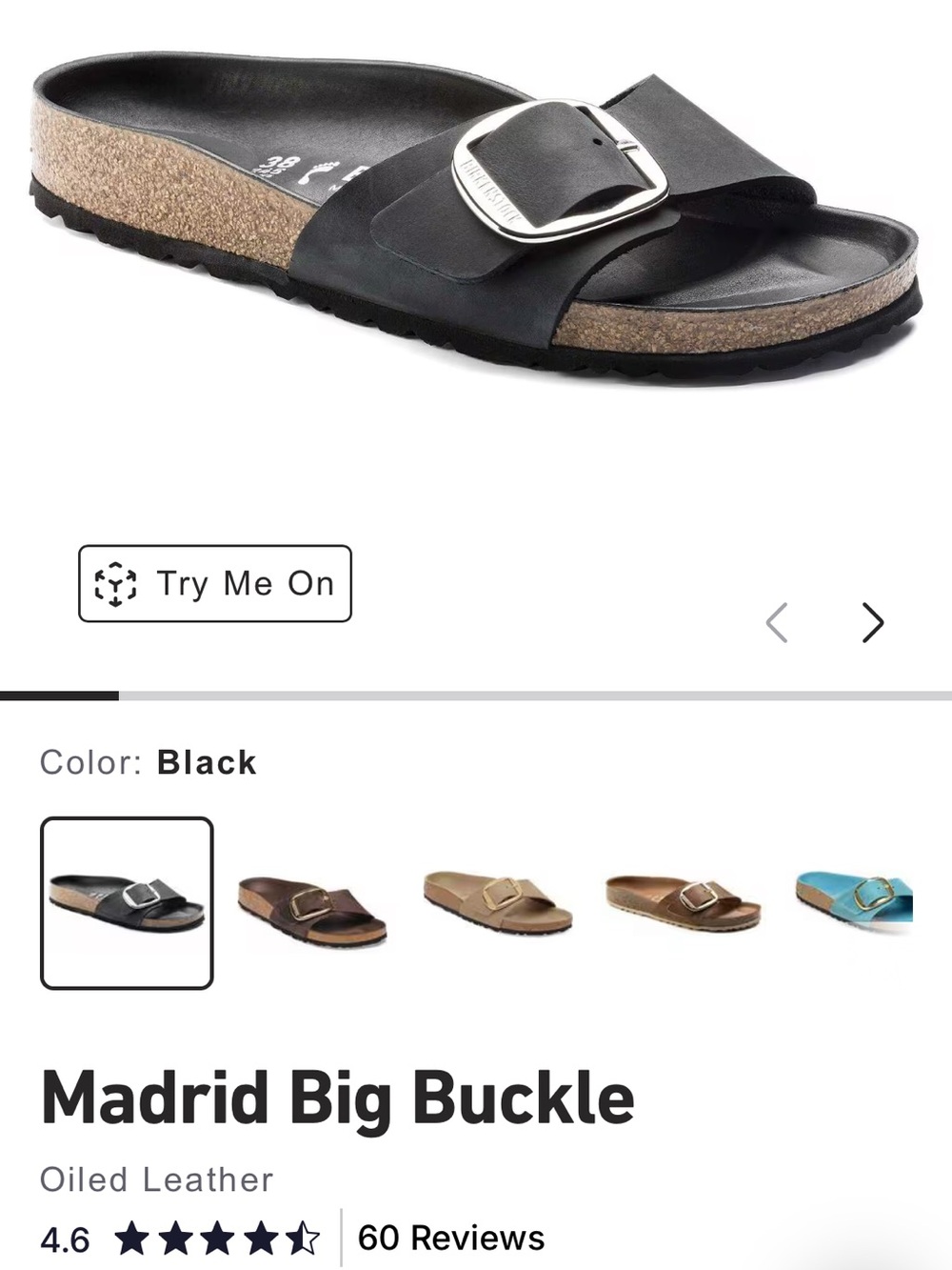Birkenstock Madrid Big Buckle Sandals-Excellent Condition Sz 7 1/2